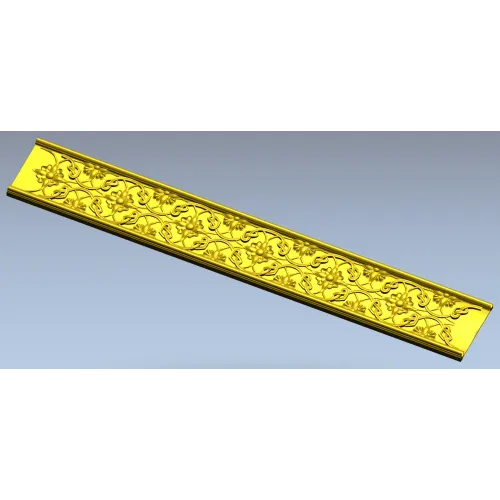 Багет с растительным фризом - 3D модель STL для ЧПУ