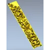 Декоративный багет "Розовый вьюнок" - 3D модель STL для ЧПУ