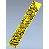 Декоративный багет "Розовый вьюнок" - 3D модель STL для ЧПУ