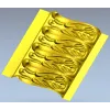 Декоративный багет с листовым орнаментом - STL для ЧПУ