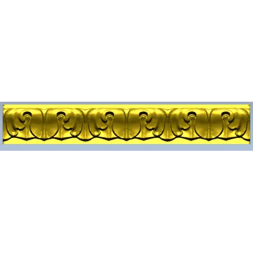 Acanthus Baguette - STL 3D Model for CNC Milling