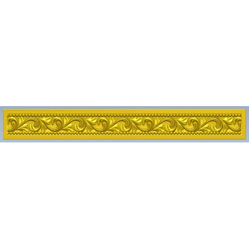 Regal Acanthus Baguette STL 3D Model for CNC