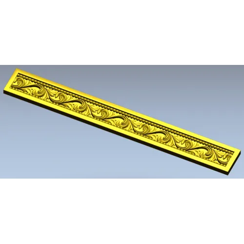 Regal Acanthus Baguette STL 3D Model for CNC