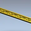 Regal Acanthus Baguette STL 3D Model for CNC