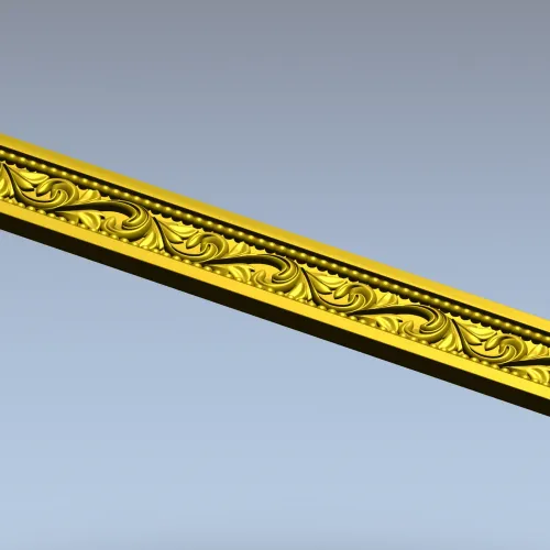 Regal Acanthus Baguette STL 3D Model for CNC