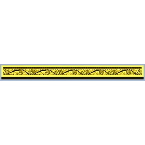 Regal Acanthus Baguette STL 3D Model for CNC