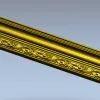 Классический багет с акантом - STL модель для ЧПУ