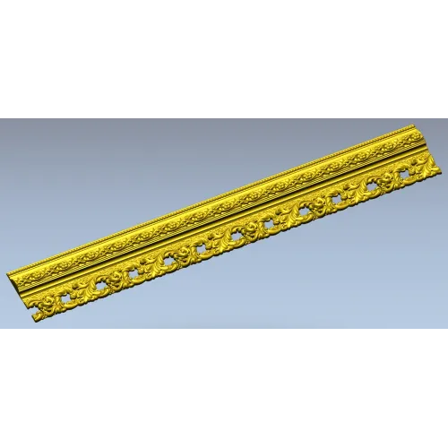 Acanthus Scroll Frame Moulding STL
