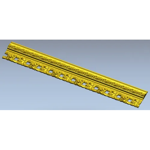 Acanthus Scroll Frame Moulding STL