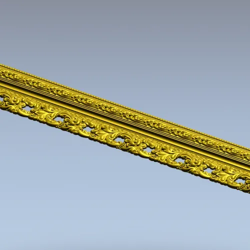 Acanthus Scroll Frame Moulding STL