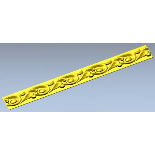 Aurelia Filigree Baguette - STL 3D model for CNC milling