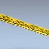 Aurelia Filigree Baguette - STL 3D model for CNC milling