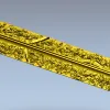 Виноградный багет с птицами - 3D модель STL для ЧПУ
