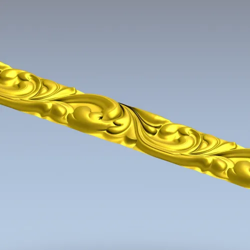 Орнаментальная багетная лента - 3D модель STL для ЧПУ