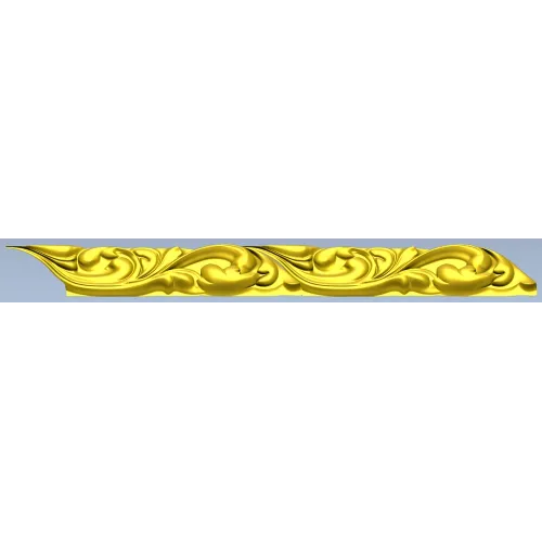 Орнаментальная багетная лента - 3D модель STL для ЧПУ