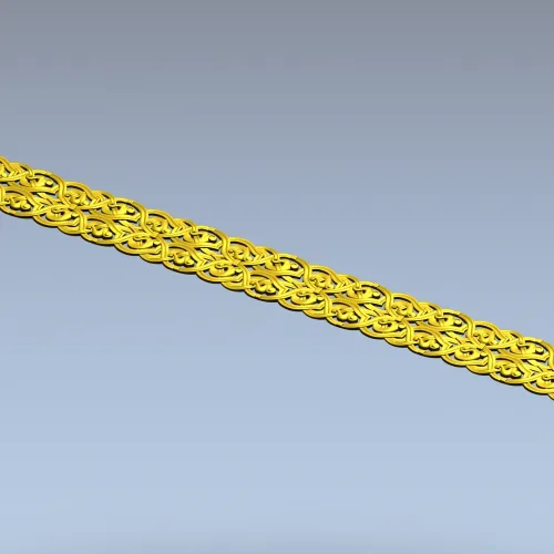 Ornamental Interlace Baguette STL for CNC