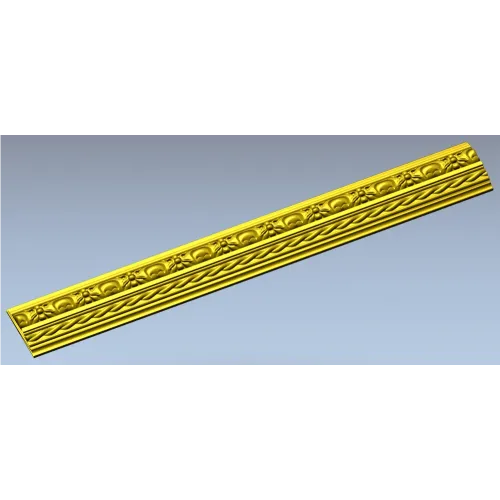 Regal Rope & Rosette Baguette - STL 3D model for CNC milling