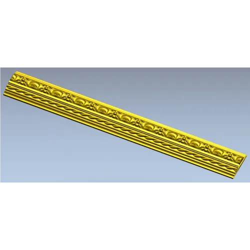 Regal Rope & Rosette Baguette - STL 3D model for CNC milling