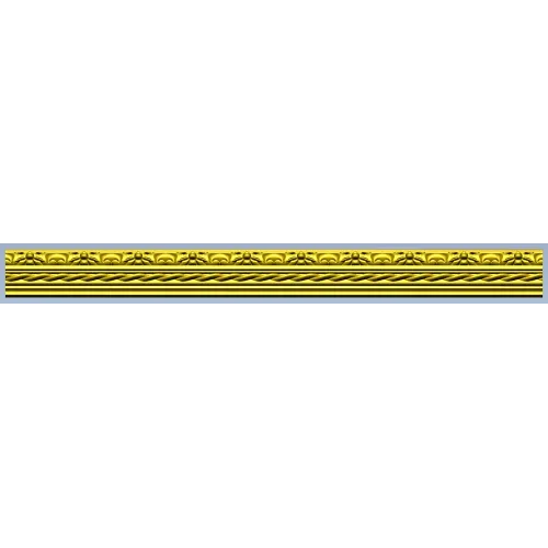 Regal Rope & Rosette Baguette - STL 3D model for CNC milling