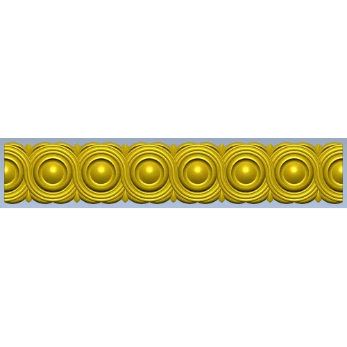 Rosette Baguette STL 3D Model for CNC Router