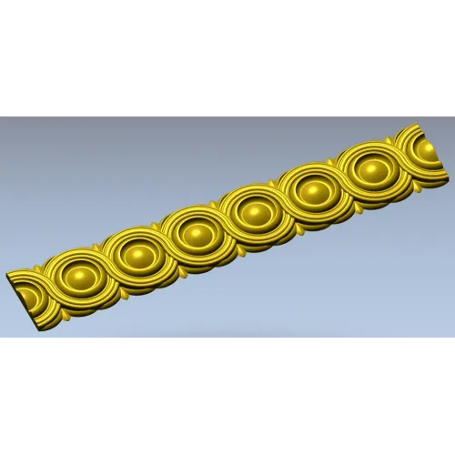 Rosette Baguette STL 3D Model for CNC Router
