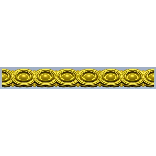 Rosette Baguette STL 3D Model for CNC Router