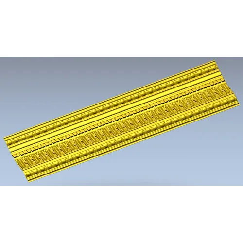 Классический багет с орнаментом - 3D модель STL для ЧПУ