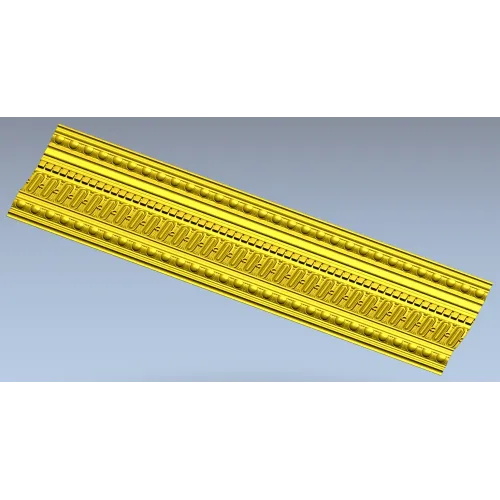 Классический багет с орнаментом - 3D модель STL для ЧПУ