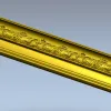Классический резной багет в стиле ампир - 3D модель STL для ЧПУ