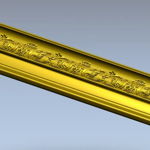 Классический резной багет в стиле ампир - 3D модель STL для ЧПУ