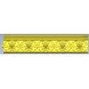 Розеттный бордюр - stl модель для ЧПУ, декоративный багет для фрезера