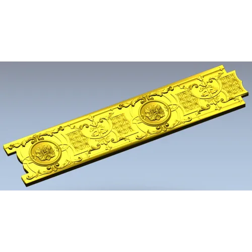 Ornate Rosette Baguette STL for CNC router