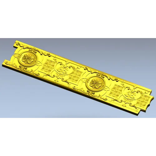 Ornate Rosette Baguette STL for CNC router