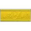 Floral Scroll Baguette - STL 3D model for CNC