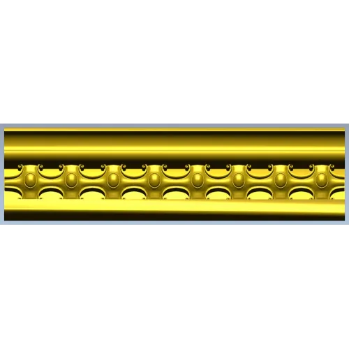 Regal medallion baguette - STL 3D model for CNC