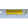 Regal medallion baguette - STL 3D model for CNC