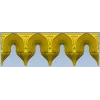 Багет "Арочные навершия" - 3D модель STL для ЧПУ