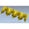 Багет "Арочные навершия" - 3D модель STL для ЧПУ