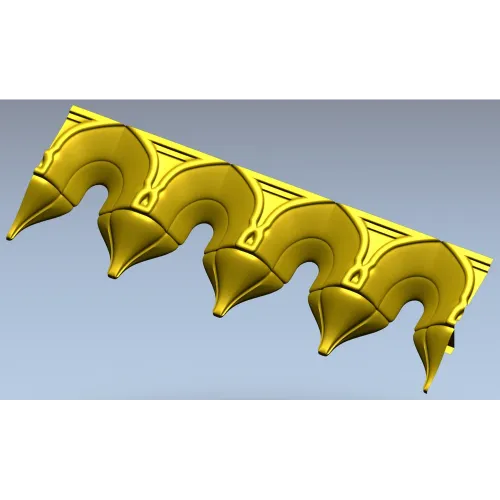 Багет "Арочные навершия" - 3D модель STL для ЧПУ