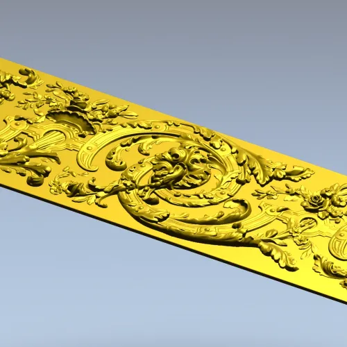 Рокайльный багет для ЧПУ - 3D модель STL