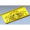 Ornate Acanthus Baguette STL 3D Model for CNC