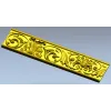 Ornamental Acanthus Baguette STL for CNC