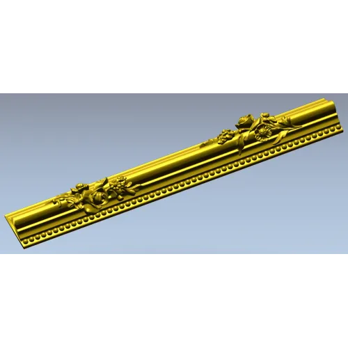 Багет с розами - высокодетализированная 3D модель STL для ЧПУ