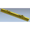 Багет с розами - высокодетализированная 3D модель STL для ЧПУ