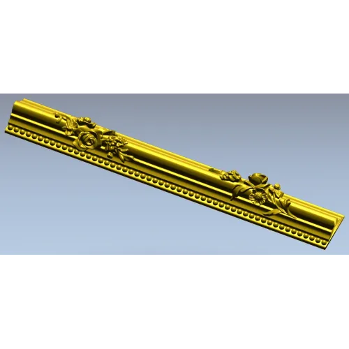 Багет с розами - высокодетализированная 3D модель STL для ЧПУ