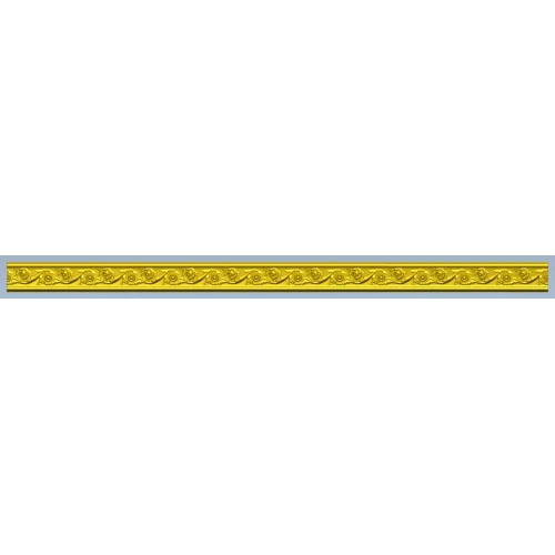 Narrow Floral Baguette STL for CNC