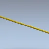 Slim Baguette Decorative Trim STL for CNC