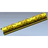 Daisy Arc Baguette - STL 3D model for CNC carving