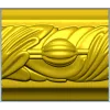 Classical Seedpod Baguette STL for CNC
