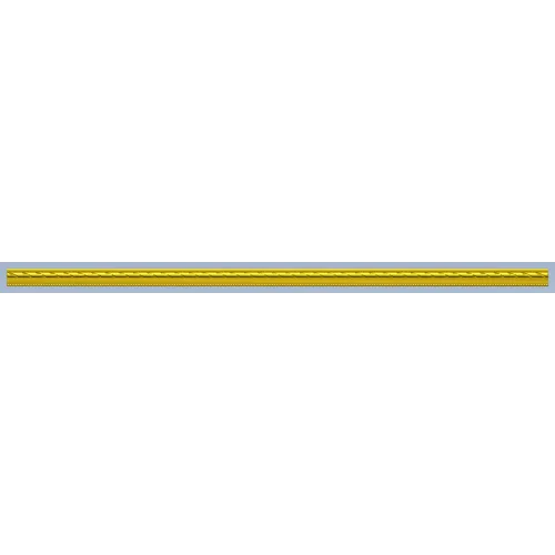 Slim Rope-Braid Baguette - STL 3D Model for CNC